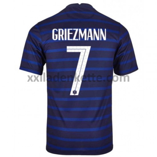 Fußballtrikot Frankreich Antoine Griezmann 7 Heim EURO 2020 Kurzarm