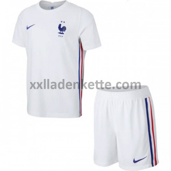 Fußballtrikot Frankreich Kinder Auswärts EURO 2020 Kurzarm