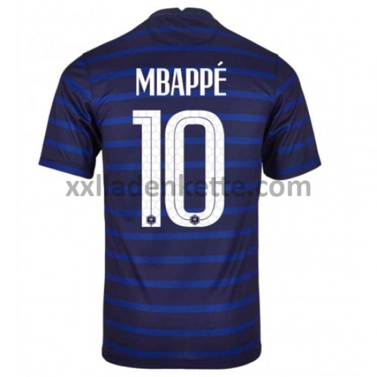 Fußballtrikot Frankreich Kylian Mbappé 10 Heim EURO 2020 Kurzarm