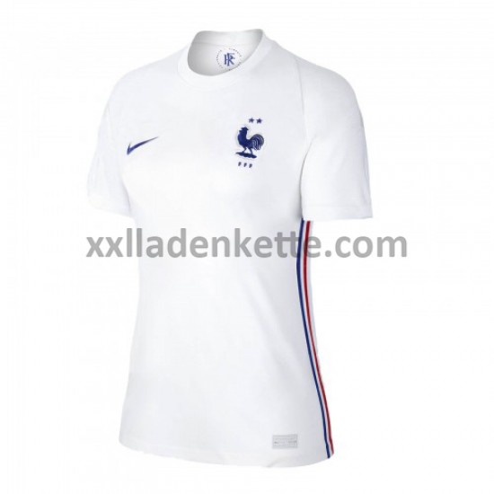 Fußballtrikot Frankreich Dame Auswärts EURO 2020 Kurzarm