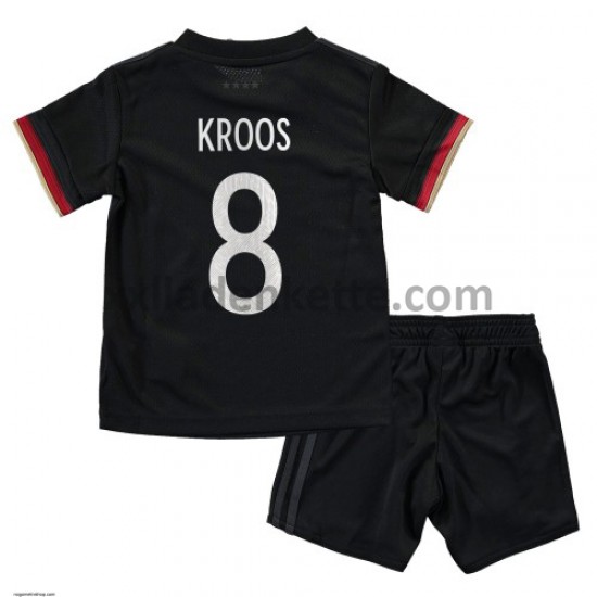 Fußballtrikot Deutschland Toni Kroos 8 Kinder Auswärts EURO 2020 Kurzarm