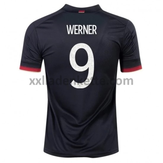 Fußballtrikot Deutschland Werner 9 Auswärts EURO 2020 Kurzarm