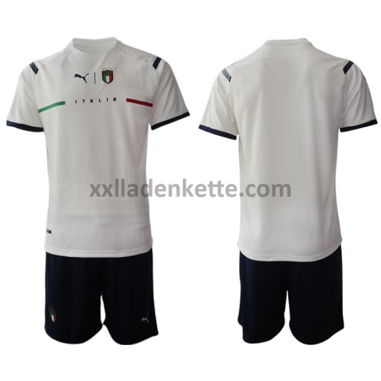 Fußballtrikot Italien Kinder Auswärts 2021-2022 Kurzarm