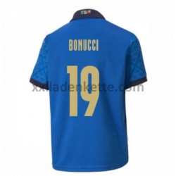 Fußballtrikot Italien Leonardo Bonucci 19 Heim EURO 2020 Kurzarm