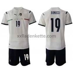 Fußballtrikot Italien Leonardo Bonucci 19 Kinder Auswärts 2021-2022 Kurzarm