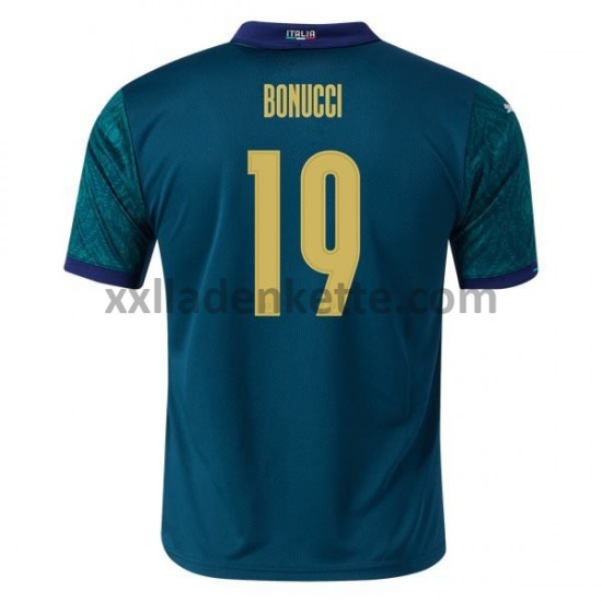 Fußballtrikot Italien Leonardo Bonucci 19 Ausweich EURO 2020 Kurzarm