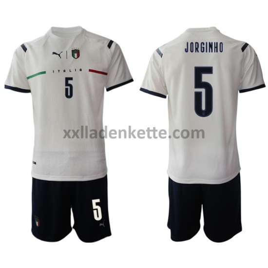 Fußballtrikot Italien Manuel Locatelli 5 Kinder Auswärts 2021-2022 Kurzarm