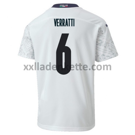 Fußballtrikot Italien VERRATTI 6 Auswärts EURO 2020 Kurzarm