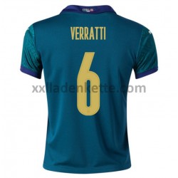 Fußballtrikot Italien Verratti 6 Ausweich EURO 2020 Kurzarm