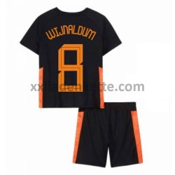 Fußballtrikot Niederlande Georginio Wijnaldum 8 Kinder Auswärts EURO 2020 Kurzarm