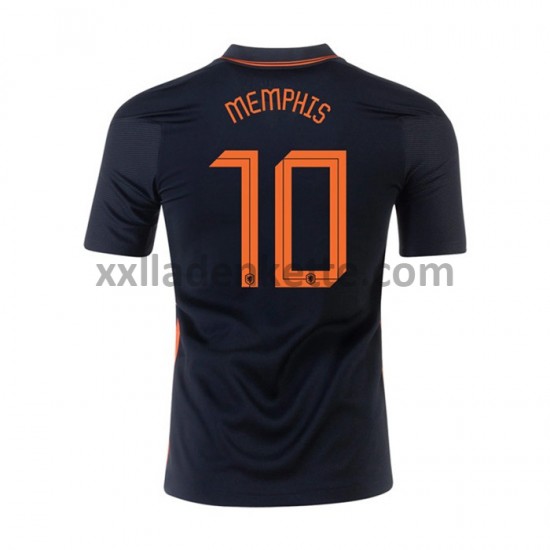 Fußballtrikot Niederlande MEMPHIS 10 Auswärts EURO 2020 Kurzarm