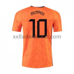 Fußballtrikot Niederlande MEMPHIS 10 Heim EURO 2020 Kurzarm