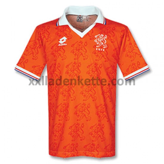 Fußballtrikot Niederlande Retro Heim 1996 Kurzarm