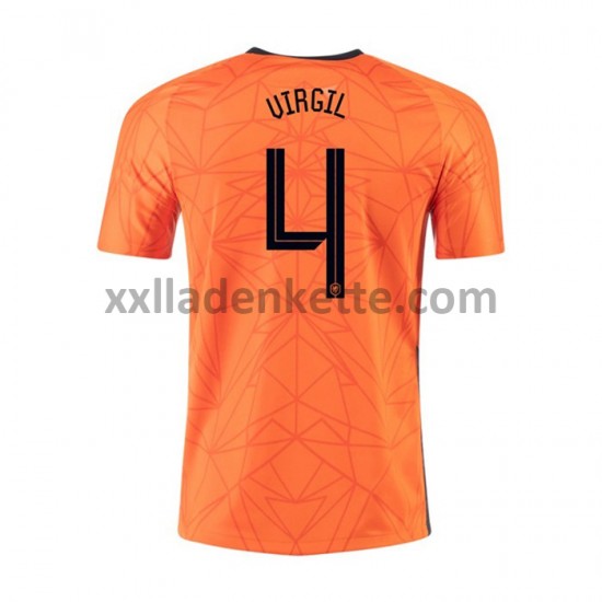 Fußballtrikot Niederlande VIRGIL 4 Heim EURO 2020 Kurzarm