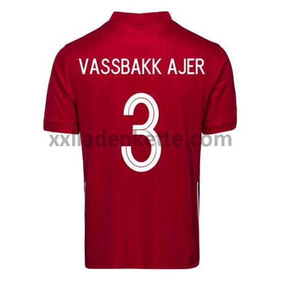 Fußballtrikot Norwegen Kristoffer Ajer 3 Heim 2020-2021 Kurzarm