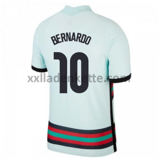 Fußballtrikot Portugal Bernardo Silva 10 Auswärts EURO 2020 Kurzarm