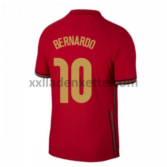 Fußballtrikot Portugal Bernardo Silva 10 Heim EURO 2020 Kurzarm