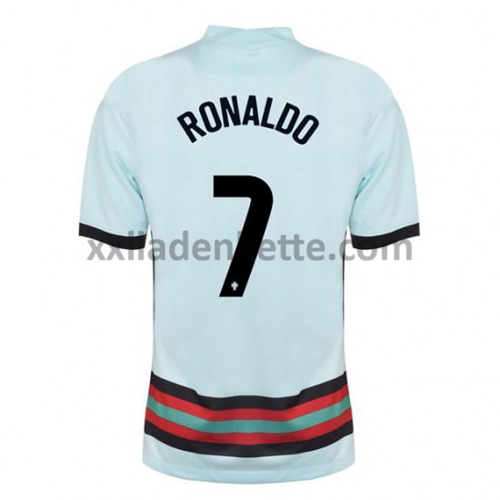 Fußballtrikot Portugal Cristiano Ronaldo 7 Auswärts EURO 2020 Kurzarm