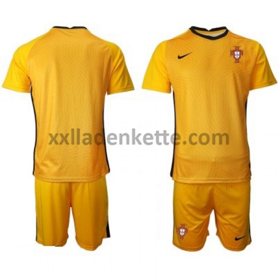 Fußballtrikot Portugal Torwart Kinder Auswärts EURO 2020 Kurzarm