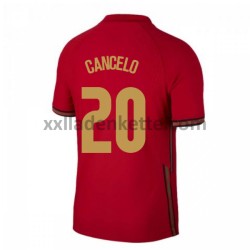 Fußballtrikot Portugal Joao Cancelo 20 Heim EURO 2020 Kurzarm