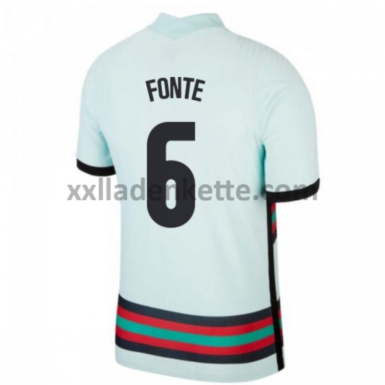 Fußballtrikot Portugal Jose Fonte 6 Auswärts EURO 2020 Kurzarm