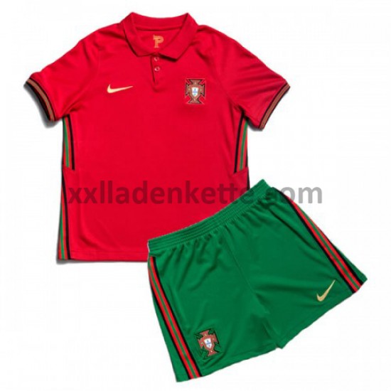 Fußballtrikot Portugal Kinder Heim EURO 2020 Kurzarm