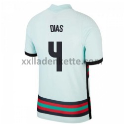 Fußballtrikot Portugal Ruben Dias 4 Auswärts EURO 2020 Kurzarm