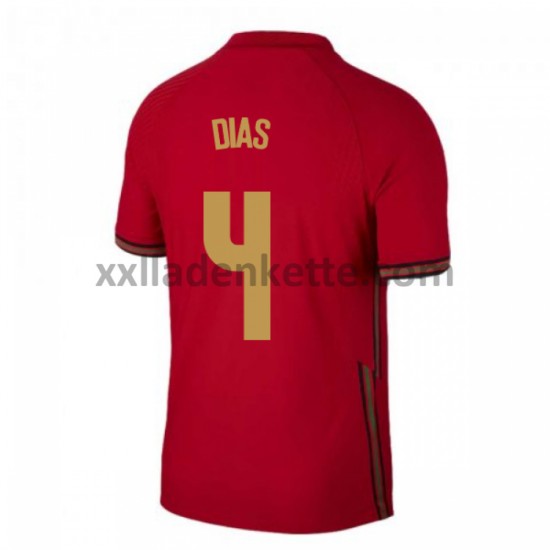 Fußballtrikot Portugal Ruben Dias 4 Heim EURO 2020 Kurzarm