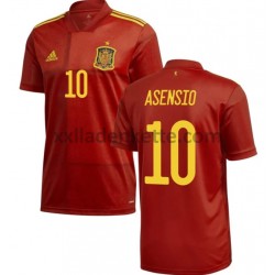 Fußballtrikot Spanien Asensio 10 Heim EURO 2020 Kurzarm