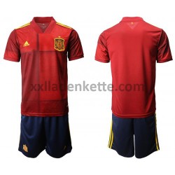 Fußballtrikot Spanien Kinder Heim EURO 2020 Kurzarm