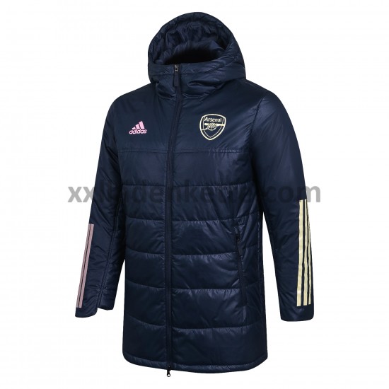 Arsenal Herren Fußball Daunenjacke Dunkelblau