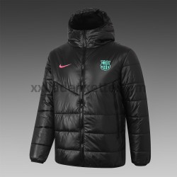 FC Barcelona Herren Fußball Daunenjacke Schwarz