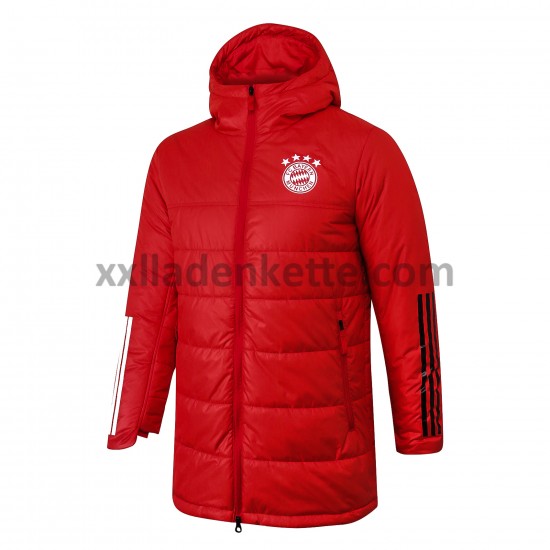 FC Bayern München Herren Fußball Daunenjacke Rot