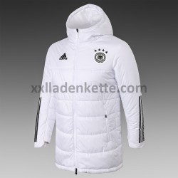Deutschland Herren Fußball Daunenjacke Weiß