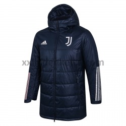 Juventus Turin Herren Fußball Daunenjacke Dunkelblau