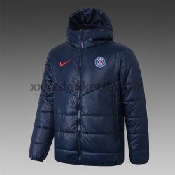 Paris Saint-Germain Herren Fußball Daunenjacke Dunkelblau