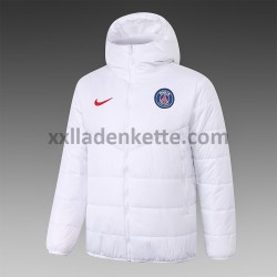 Paris Saint Germain Herren Fußball Daunenjacke Blau Weiß