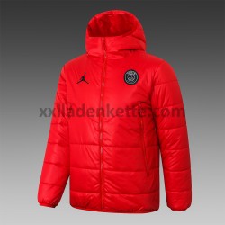 Paris Saint-Germain Herren Fußball Daunenjacke Rot