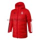 Real Madrid Herren Fußball Daunenjacke Rot