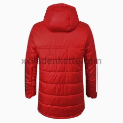 Sao Paulo Herren Fußball Daunenjacke Rot