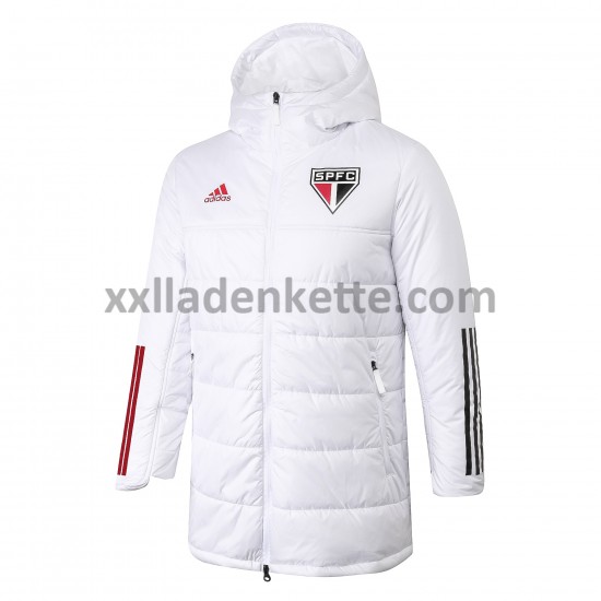 Sao Paulo Herren Fußball Daunenjacke Weiß