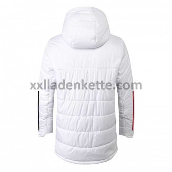 Sao Paulo Herren Fußball Daunenjacke Weiß