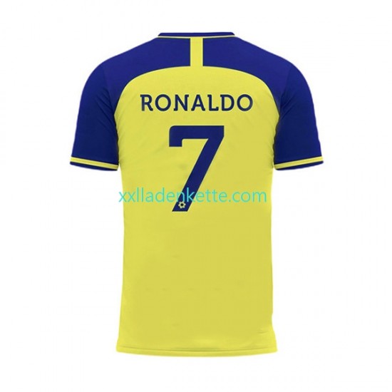 Fußballtrikot Al-Nassr Ronaldo 7 Herren Heim 2022-2023 Kurzarm