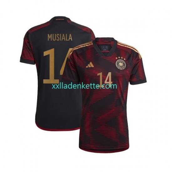 Fußballtrikot Deutschland Musiala 14 Herren Auswärts World Cup 2022 Kurzarm