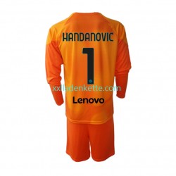Fußballtrikot Inter Mailand Samir Handanovic 1 Torwart Kinder Viertes 2022-2023 Langarm
