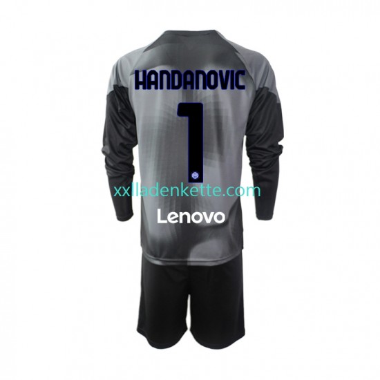 Fußballtrikot Inter Mailand Samir Handanovic 1 Torwart Kinder Heim 2022-2023 Langarm