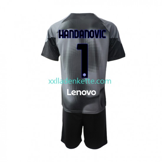 Fußballtrikot Inter Mailand Samir Handanovic 1 Torwart Kinder Heim 2022-2023 Kurzarm