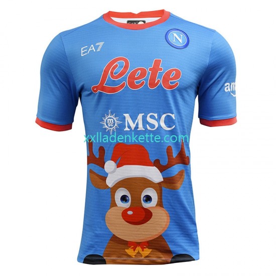 Fußballtrikot SSC Neaples Xmas Herren Heim 2022-2023 Kurzarm