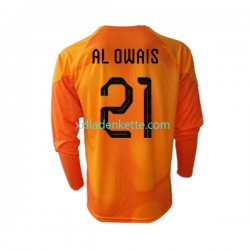 Fußballtrikot Saudi-Arabien Mohammed Al-Owais 21 Torwart Herren Auswärts World Cup 2022 Langarm