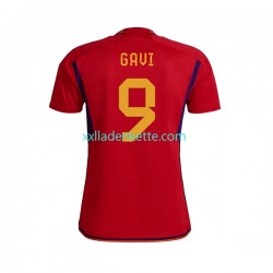 Fußballtrikot Spanien Gavi 9 Herren Heim World Cup 2022 Kurzarm
